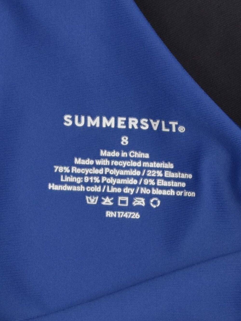 Summersalt The Sidestroke One Shoulder One-Piece Swimsuit - 8 - Picture 7 of 7